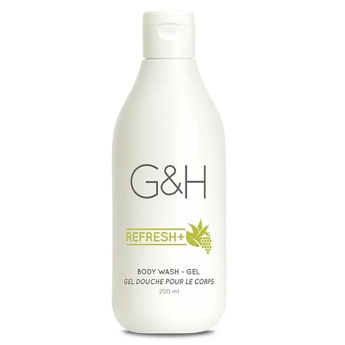 G&H Refresh+ Body Wash Gel, Moisturizing Shower Gel, 250ml