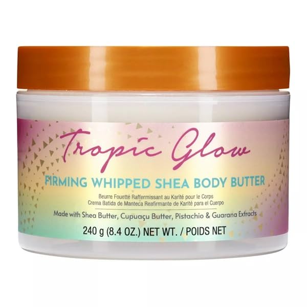 T. Hut Tropic Glow Body Wash, 10 fl oz, Tropic Glow Firming Whipped Body Butter, 8.4 Oz