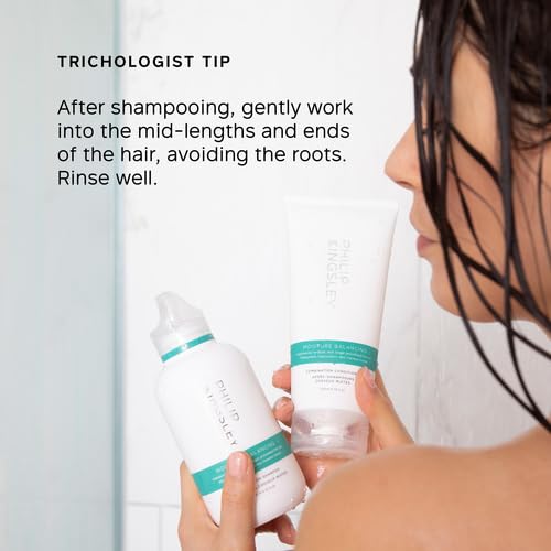 PHILIP KINGSLEY | Moisture Balancing Combination Conditioner | Restore Your Hair's Shine, Softness and Hydration | Nourishing Hydration and moisturizing for Dry Hair | 2.53oz