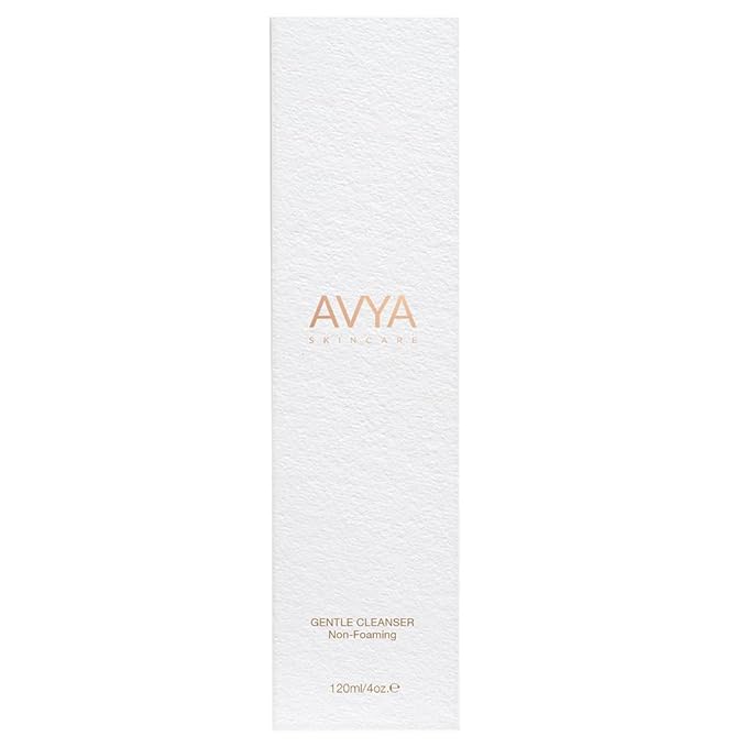 Avya Skincare Non-Foaming Gentle Cleanser/Removes Impurities and Cleans Skin Without Stripping Moisture/Fights Acne and Shrinks Pores for Improved Texture and Brightness (4oz)