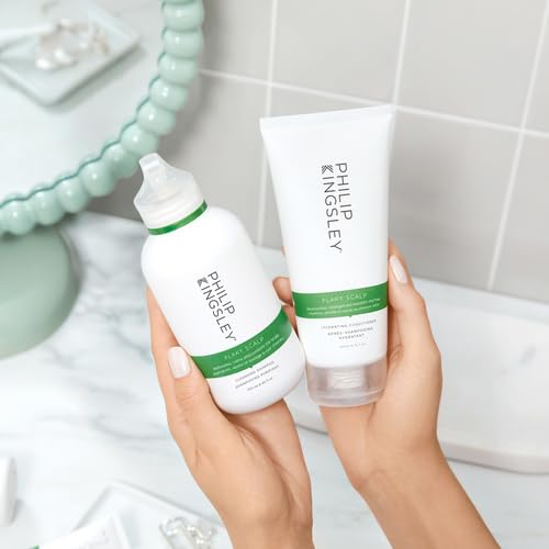 PHILIP KINGSLEY Conditioner for Flaky Scalp, 6.76 fl oz - Hydrating, Nourishing, Moisturizing, Detangles, Moisturizes Dry Hair, Suitable for Oily and Dry Scalps, Paraben Free, Vegan