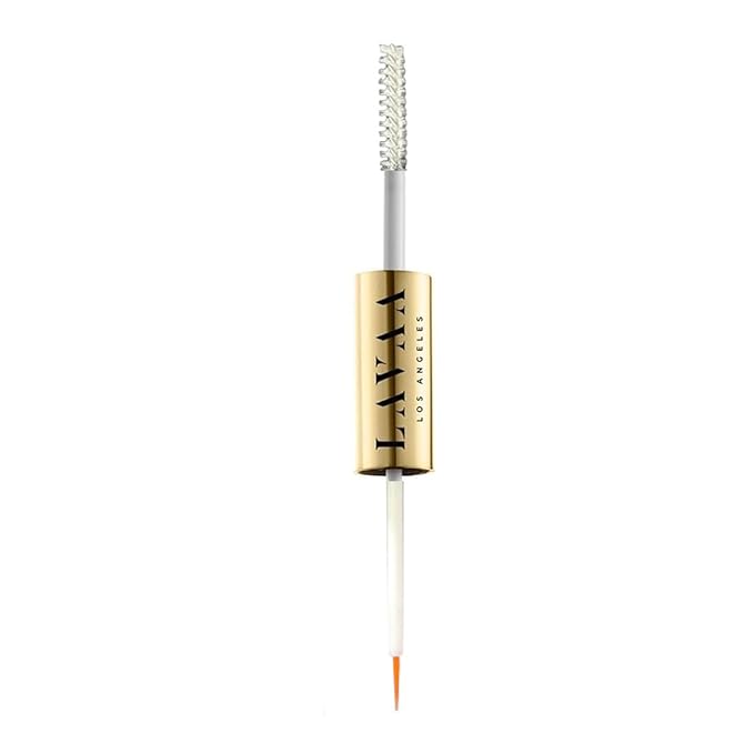 Lavaa Lash & Brow Serum | Growth Serum | 4ml Dual-Ended Tube with 2 Type Brushes for Application | Packed with Vitamins, Peptides, and Amino Acids