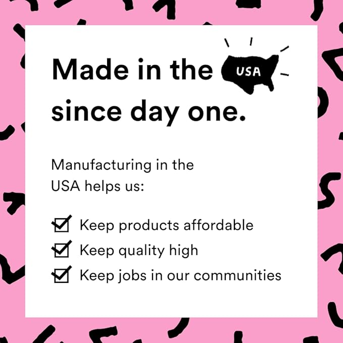 Boie USA Flat Body Scrubber - Soft Silicone-Like Exfoliating Shower Scrubber & Body Cleansing Brush - Stick-to-Wall Loofah Replacement - Antimicrobial Body Exfoliator for All Skin Types (Pink)