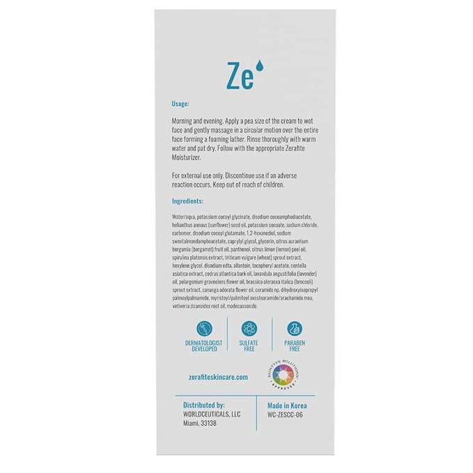 Soothing and Calming Creamy Cleanser for Dry & Sensitive Skin (6 Fl. oz.)