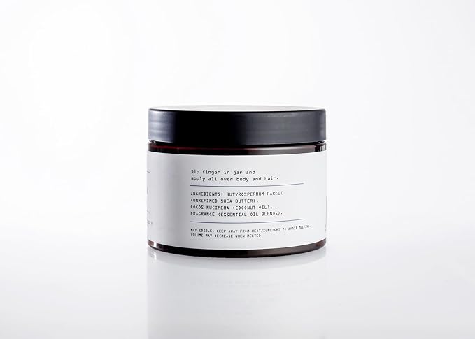 Kaeme Adinkra Whipped African Shea Body Butter, Made with Raw Organic Unrefined Shea Butter, Deep Moisturizer With Coconut Oil for Skin Protection, Natural Skincare for Women & Men (10.5oz / 300g Jar)