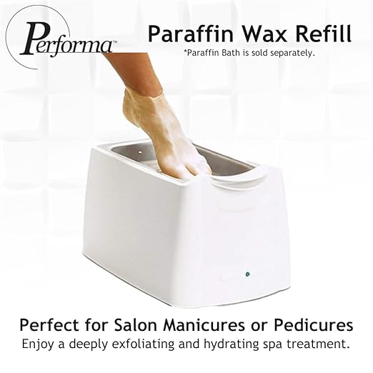 Performa Paraffin Wax Refill, 1 Pound Citrus Scented Blocks, Case of 6, Paraffin Bath Wax, Medical Grade Parraffin Wax for Paraffin Bath, Wax Refill for Wax Bath, Good for Hands & Feet