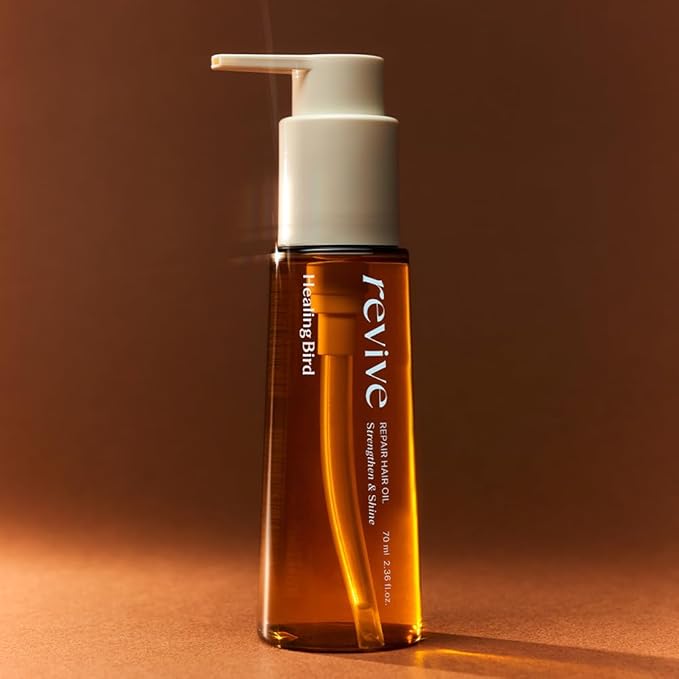 Revive Hair Oil 70ml (2.37 fl.oz) | Nourishing & Volumizing Hair Strengthening Treatment | For Dry, Damaged Hair & Scalp | Restores Shine & Moisture | Cold-Pressed Argan Oil Formula