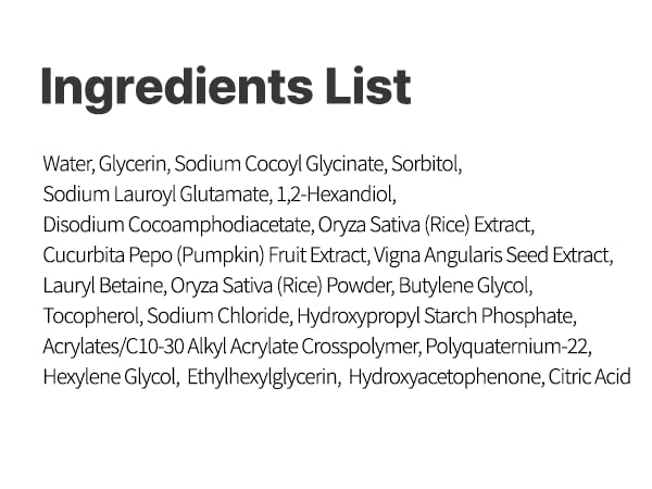 S.NATURE AQUA RICE FOAM CLEANSER | Facial Cleanser, Rice Extract Rice Powder Cleanser with Mild Cleansing, Glycerin,Vegan, Face Wash, Korean Skincareㅣ 160ml 5.4 Fl Oz