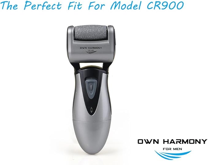 Own Harmony Extra Coarse 3 Refill Rollers Best Fit for Electric Callus Remover CR900 for Men - Pedicure File Tools Foot Care - Replacement Refills 3 Pack
