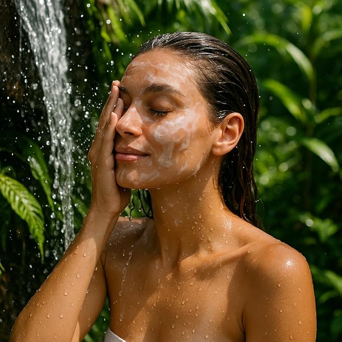 SpaScriptions Collagen & Ceramides Foaming Facial Cleanser, pH Balanced, Non Comedogenic, Paraben Free, For All Skin Types, 5 fl oz / 150 mL