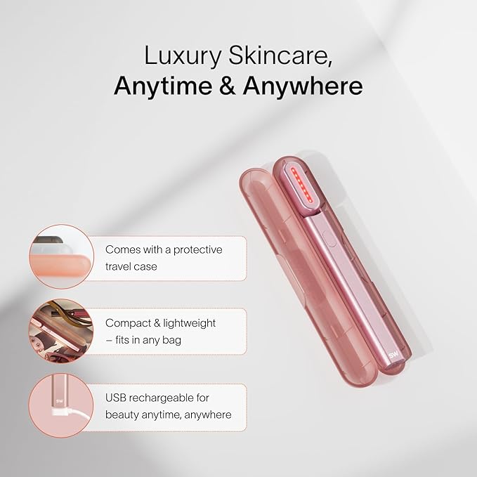 Solawave 4-in-1 Radiant Renewal Red Light Therapy Wand & Renew Complex Activation Serum | Beauty Device for Face & Neck | Serum Boosts Anti-Aging Effects, Reduces Wrinkles, Dark Circles & Puffiness