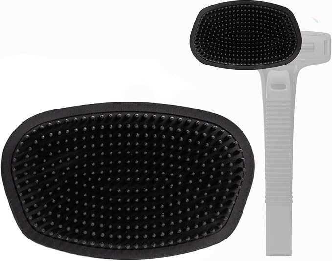 Bearback Body Scrubber Attachment: Premium Silicone Scrub Brush for Bath & Shower. Fits Original Bearback Handle. American Small Business