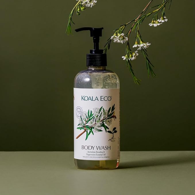 Koala Eco Body Wash - With Australian Rosalina & Peppermint Essential Oil - 16oz