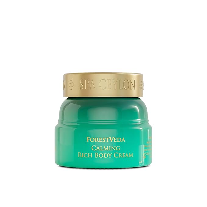 Spa Ceylon ForestVeda Calming Wellness Trio, Pampering Kit with Natural Ingredients, Ayurvedic Gift Set with Shower Gel, Body Cream & Pillow Mist, Christmas Gifts (Peppermint)