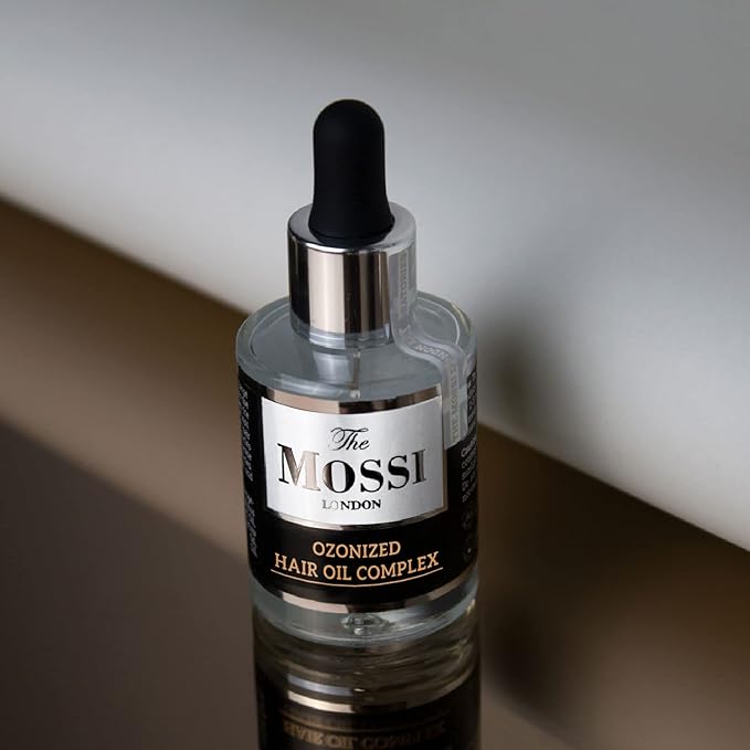 The Mossi London Ozonized Scalp Oil, Hair growth Complex, Hair oil for Dry Scalp, Hair Growth oil For Man, Woman, Scalp Treatment For Hair Growth, All Hair Types (1.01 fl Oz. - 30 ml)