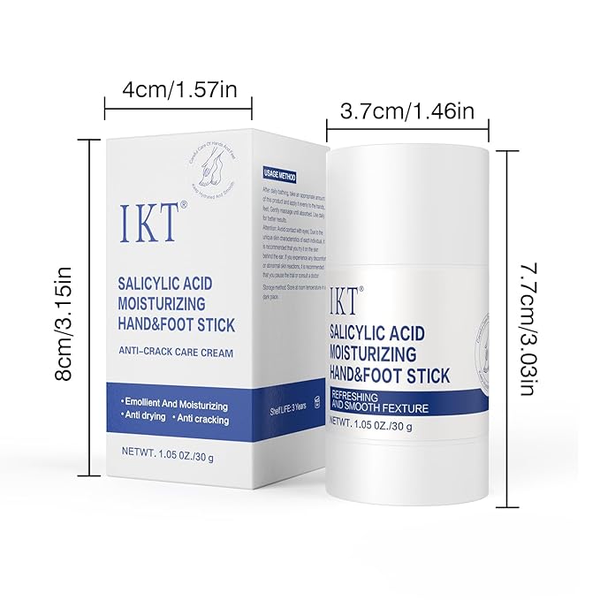 Professional Repair Heel Balm Stick for dry cracked feet treatment, intensive foot repair, moisturizes heels, deeply moisturizes and softens feet, refreshingly smooth non-greasy texture