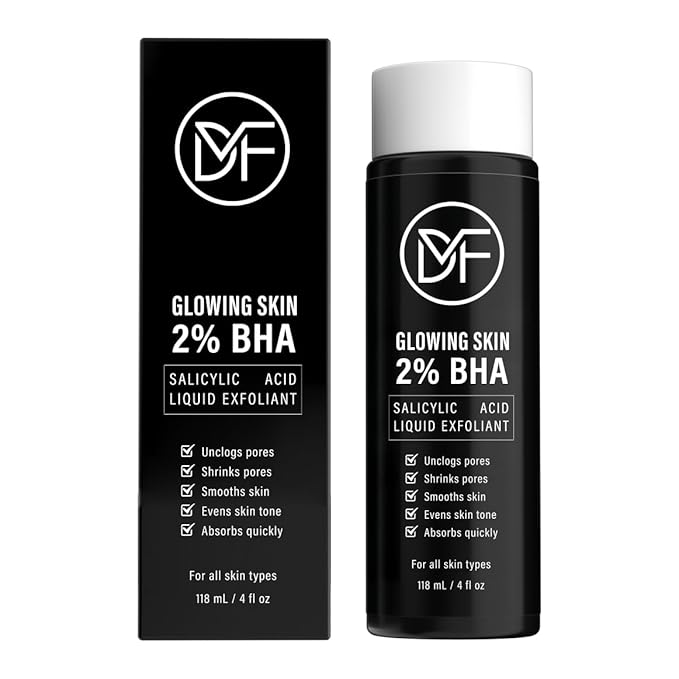 2% BHA Salicylic Acid Liquid Exfoliant Serum For Blackhead Removal,Unclog Pores,Smooths skin118mL 4 fl OZ Face Exfoliator For Facial Skin Care