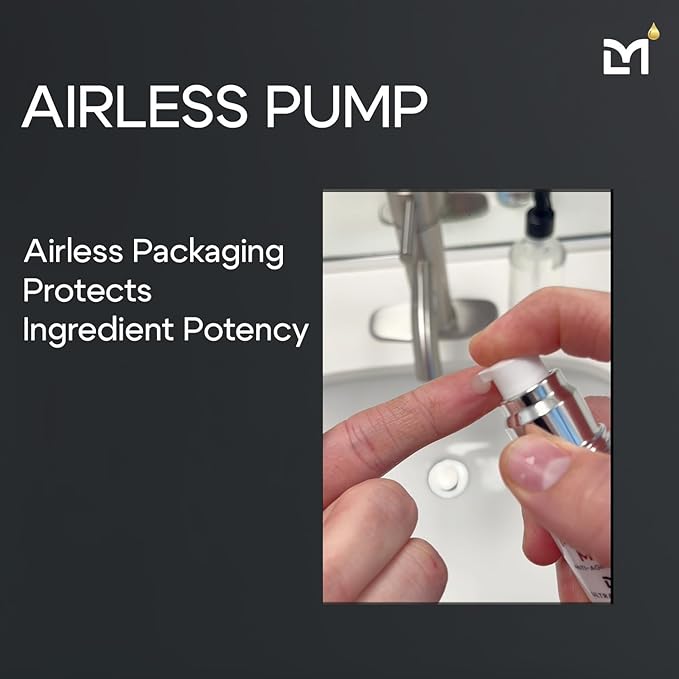 Titan Anti-Aging Face Serum for Men – Reduces Appearance of Fine Lines, Dark Spots & Wrinkles – Hydrates Dry and Rough Skin – 5% Niacinamide, Vitamin C, Hyaluronic Acid – Unscented, 1 Fl Oz