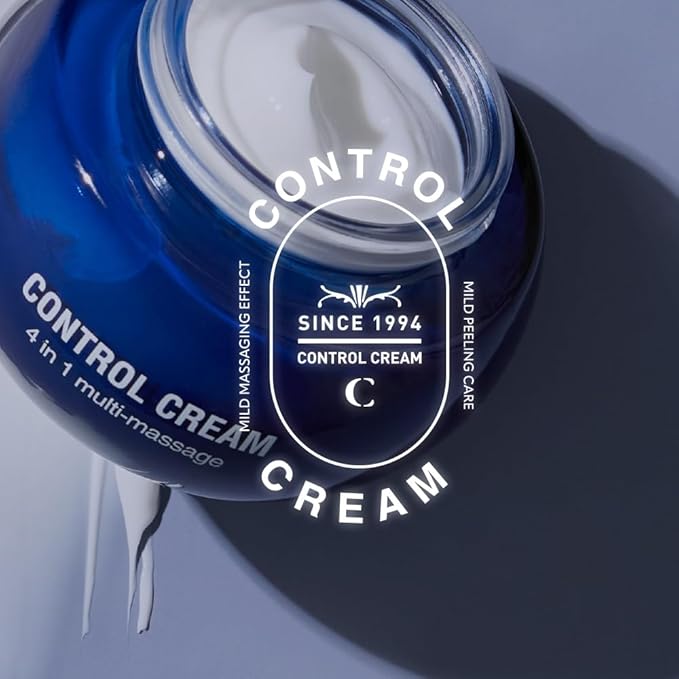 CHARMZONE Control Cream Gommage Exfoliating for Face & Body — K-Beauty Peeling Gel Style Exfoliating Cream for Pore & Sebum Care, Deep Cleansing & Soothing Hydration, Korean Skincare, 6.76 oz