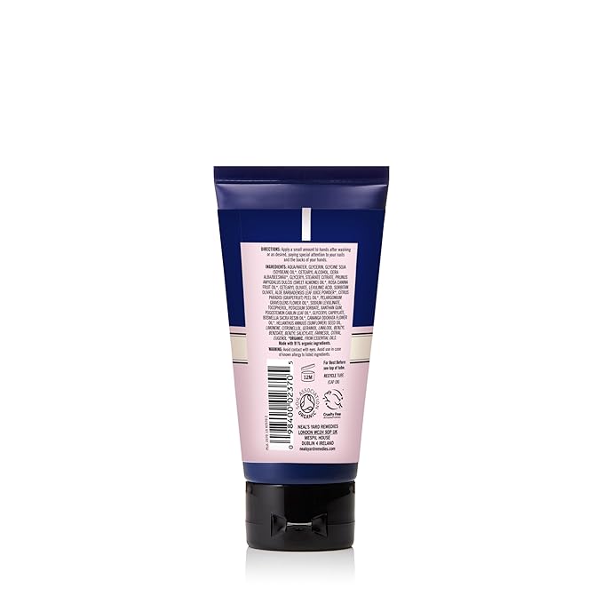 Neal's Yard Wild Rose Hand Cream, Nourishing Hand Lotion, Softens & Balances Dry Skin, Vegan Approved & Cruelty-Free, 50mL