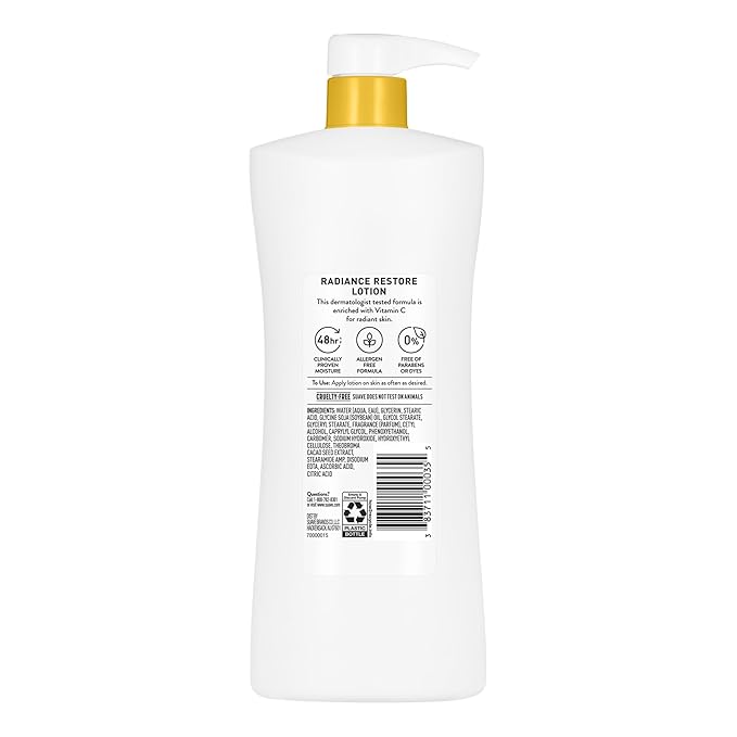 Suave Soothing Hydration Hand & Body Lotion With Aloe Vera Refreshes Dry Skin, Fast Absorbing, Intensive Moisturizing Cream For Women, Non Greasy, Allergen Free, 28 FL OZ, 4 Pack