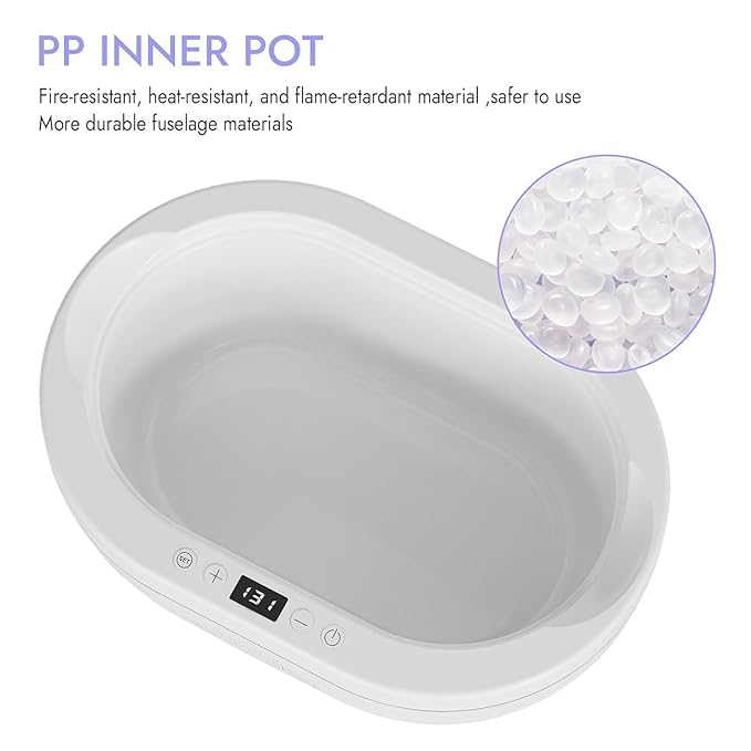 Paraffin Wax Machine for Hand and Feet with Paraffin Wax Refills moisturizing, 3000ml Safety Hand wax Paraffin Machine for Reservation Paraffin Wax Bath Warmer