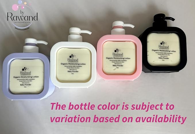 Organic Baby Powder Scented Cocoa, Kokum & Shea Butters Rich Body Lotion With Hyaluronic Acid & Vitamin E