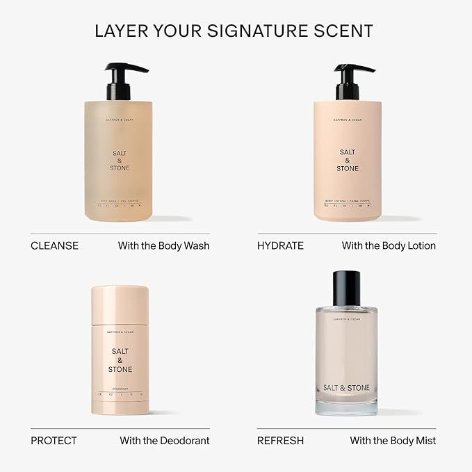 Salt & Stone Body Lotion for Women & Men | Hydrates, Nourishes & Softens Skin | Restores Dry Skin | Fast-Absorbing | Cruelty-Free & Vegan