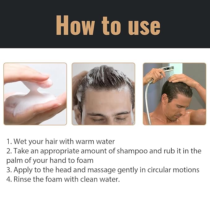 Root Activator Shampoo, Natural Hair Regrōwth Shampoos for Men Women 2bottles (100ml/1 Bottles)