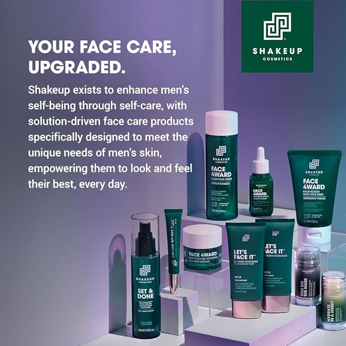 Shakeup Cosmetics Mens Eye Cream, Lifting & Firming Formula, Helps Reduce Fine Lines and Crow's Feet, Hydrating with Peptides & Caffeine, 15ml. Aka. AGE DEF-EYE