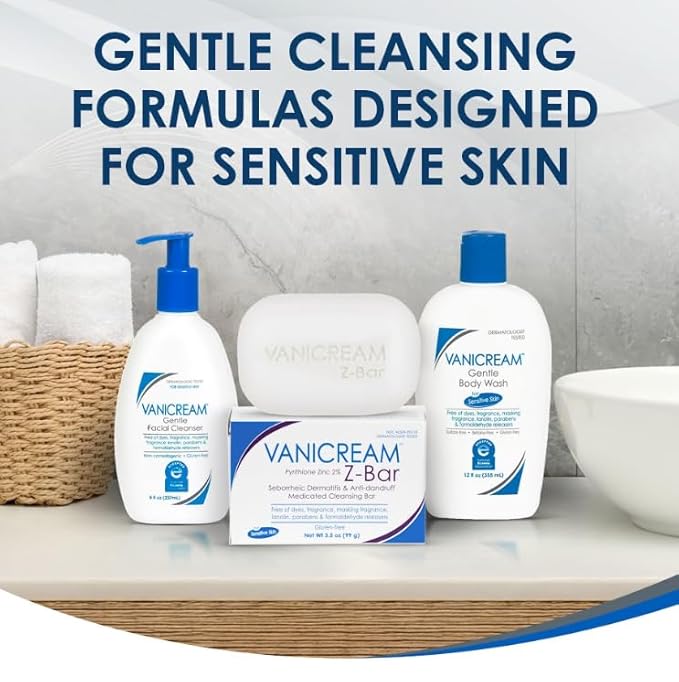 Vanicream Gentle Facial Cleanser with Pump Dispenser - 8 fl oz - Formulated Without Common Irritants for Those with Sensitive Skin