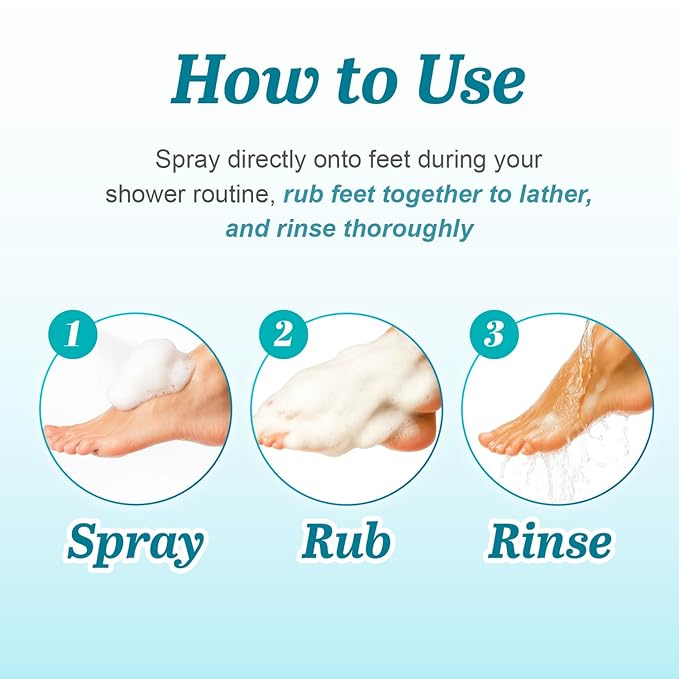 Cotton Foot Shampoo Soap (Grapefruit, 13fl oz*2, Pack of 2) - Refreshing Cleanse Spray, Deodorizing Foor Care. Foaming Wash, Easy to Use