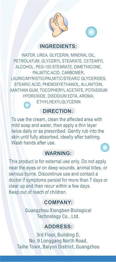 OUKEYA Urea Cream 40 Percent Tube 3 Oz, Foot & Hand Cream for Dry Cracked, 40 per Urea Lotion for Feet Maximum Strength