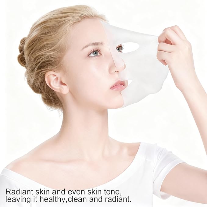 Madecassoside Sheet Mask Blemish Repair, Collagen Face Mask- Hyaluronic Acid, Niacinamide, Panthenol, Centella Facial Masks for Sooth, Hydration, Firming, Korean Skin Care, Stocking Stuffers 5ea