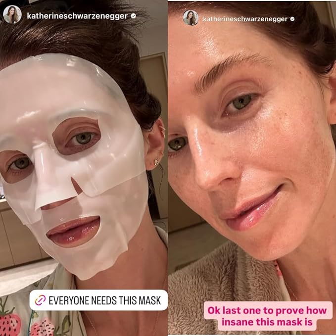 Wellnature™ The Original Overnight Deep Collagen Mask - It's Giving Glass Skin Sleep Mask - Deep Hydrating Bio-Collagen + Oligo-Hyaluronic Acid Facemask - Skincare For All Skin Types, Pack of 4