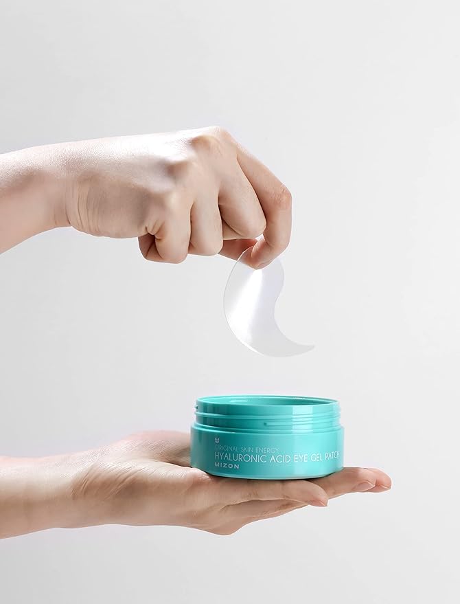 MIZON Triple Hyaluronic Acid Eye Gel Patches – Hydrogel Eye Masks with Seaweed Extract for Deep Hydration, Plumping & Soothing – 60 Pcs Under-Eye Treatment for Dryness & Fine Lines Stocking Stuffers