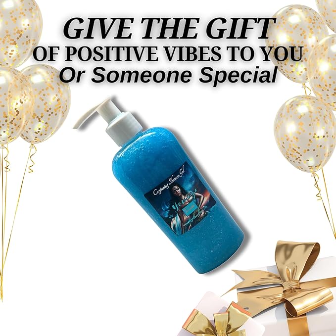 Yemaya Shower Gel – Handmade 8 oz Altar-Charged Body Wash for Divine Feminine Energy, Protection & Healing – Inspired by African Orisha, Santería & Ifá Traditions