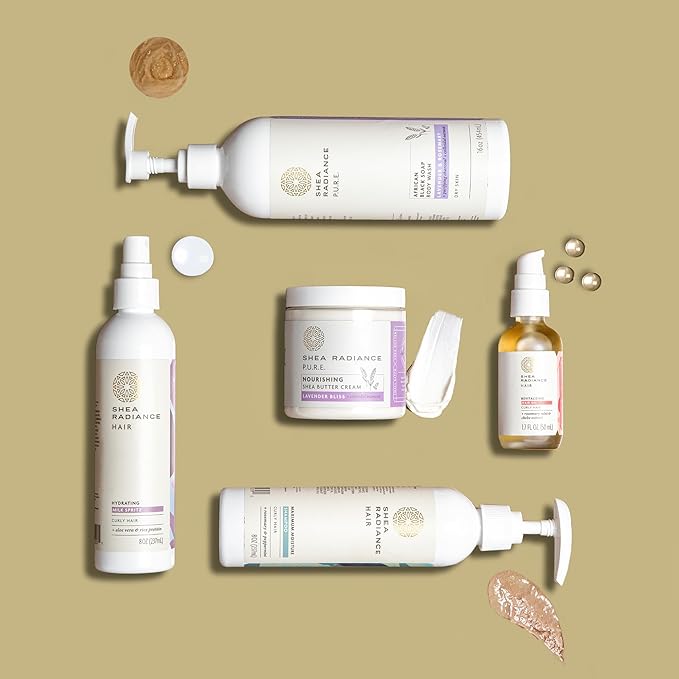 Shea Radiance Revitalizing Hair Oil w/Rosemary, Mint, and Chebe Extract | Increase Circulation & Nourish Scalp |1.7oz