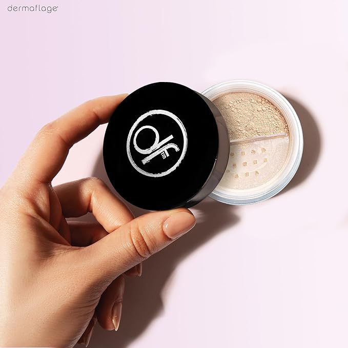 Dermaflage SPF Mineral Powder Sunscreen for Sensitive Skin, All Natural Sunscreen Powder, Broad Spectrum