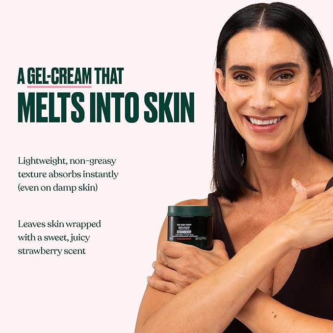 The Body Shop Strawberry Gift Set - 3 Piece Set, Includes Shower Gel, Body Yogurt, Hand Cream, Vegan