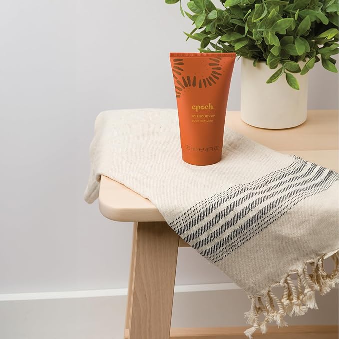 Nu Skin Epoch Sole Solution Foot Treatment | Intensive Moisturizing Cream for Dry Feet, Rough Skin & Heels | Softens Calluses With Natural Papain, Urea, Baobab & Allantoin | 4 oz | 1 Pack