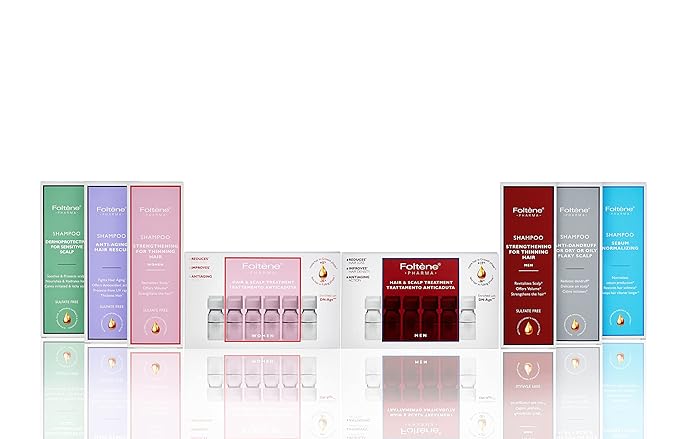 Foltene Strengthening Shampoo for Women – Reduces Thinning, Boosts Volume, and Enhances Hair Health – Silicone & Sulfate-Free Hair Thickening Shampoo for Fuller Strands (6.76 fl. oz.)