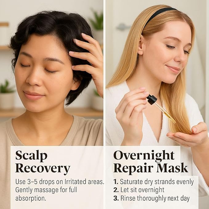 Batana Oil for Hair Growth – 100% Pure & Organic from Honduras – Cold-Pressed Treatment for Scalp & Hair – Strengthens, Thickens & Restores Natural Hair – 60ml