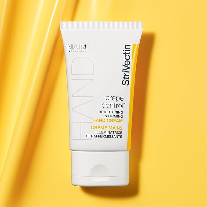 StriVectin Crepe Control Brightening and Firming Hand Cream for Dry Skin and Less Wrinkles, 2 oz
