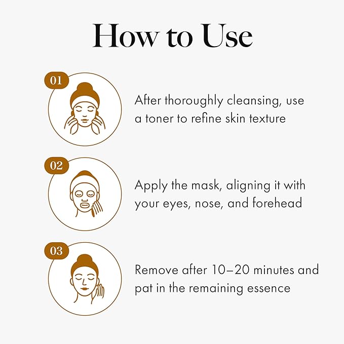 MASTINA White Mastic Ampoule Sheet Mask – 4 Sheets, Fermented Mastic Gum & Niacinamide Essence, Brightening and Deep Hydration Korean Facial Mask