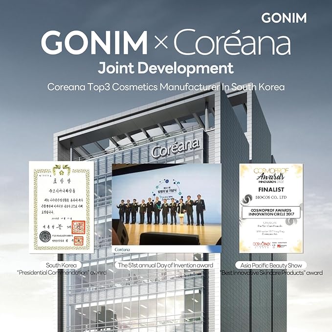 GONIM Face Mask Korean Skin Care with Hyaluronic Acid Serum & Collagen Activation, Hydrating Face Masks Skincare with Vitamin C, Moisturizing Sheet Mask for All Skin, Korean Face Mask 10 Sheets