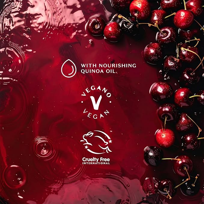 O Boticário Nativa SPA Cherry Rouge Velvety Body Lotion, Bold Oriental Amber Fragrance with Cherry Extract & Quinoa Oil, Collagen Boosting Hydration, 13.5 Ounce (400ml)