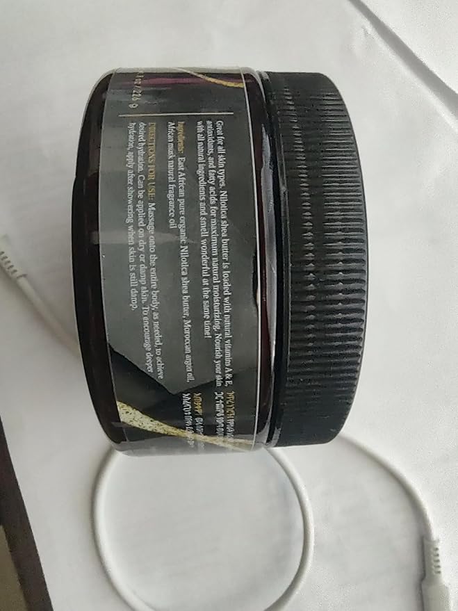 African Shea Butter Raw Organic Unrefined Shea Butter for Face 8oz (Pack of 1) African Musk - Organically Certified USDA for All Skin Types Body and Hair Moisturizing Skincare