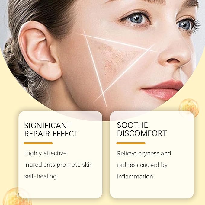 2pcs Bee Venom Skin Care Cream - Naturally Gentle & Non-Irritating, Lightweight & Fast-Absorbing, Enhances Skin Smoothness & Firmness, Day & Night Use 2.12OZ