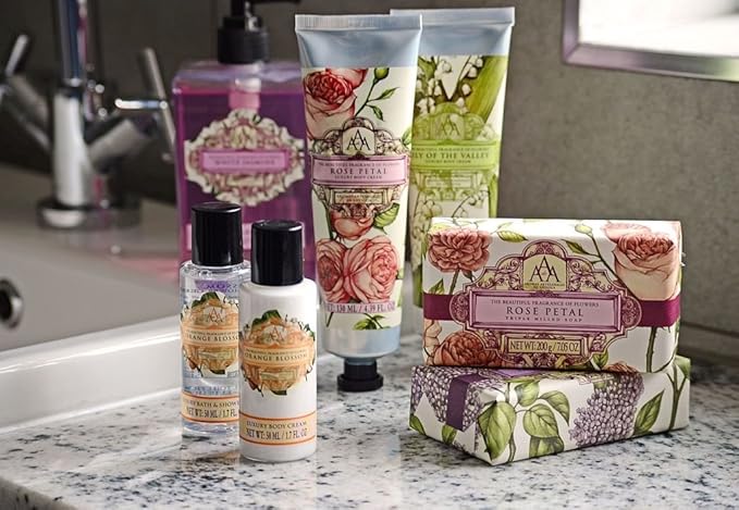 AAA by Somerset European Made Shea Butter Body Cream, Rose Petal, Rose, 4.39 Fl Oz